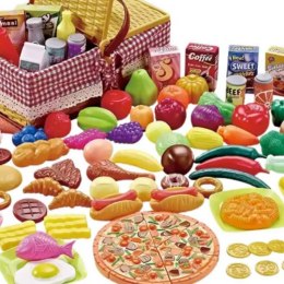 Woopie WOOPIE Kosz Piknikowy Owoce Warzywa Fast Food Zestaw XXL 103el.