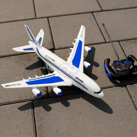 Woopie WOOPIE Niebieski Zdalnie Sterowany Samolot Pasażerski Airline Woopie WOOPIE Niebieski Zdalnie Sterowany Samolot Pasażerski Airline
