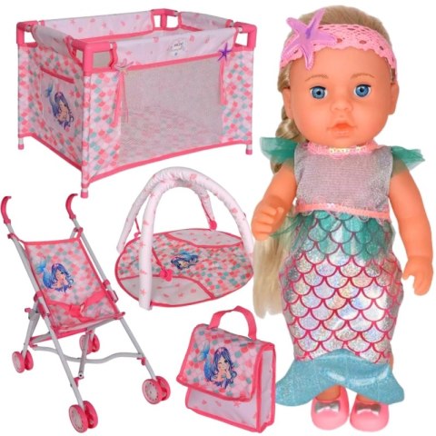 Woopie WOOPIE ROYAL Lalka Bobas Syrenka 18 Akcesorii Woopie WOOPIE ROYAL Lalka Bobas Syrenka 18 Akcesorii