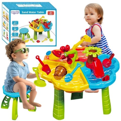 Woopie WOOPIE Stolik Wodny z Krzesełkiem 2w1 Piaskownica