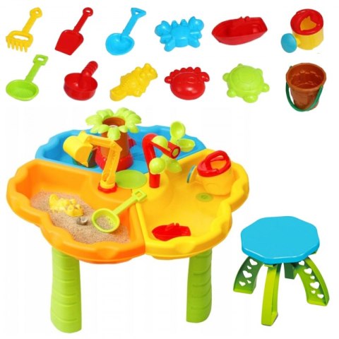 Woopie WOOPIE Stolik Wodny z Krzesełkiem 2w1 Piaskownica