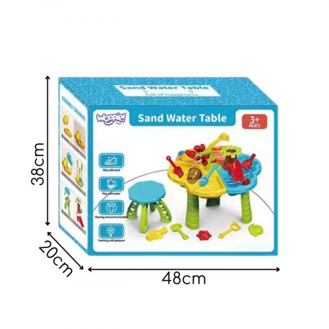 Woopie WOOPIE Stolik Wodny z Krzesełkiem 2w1 Piaskownica