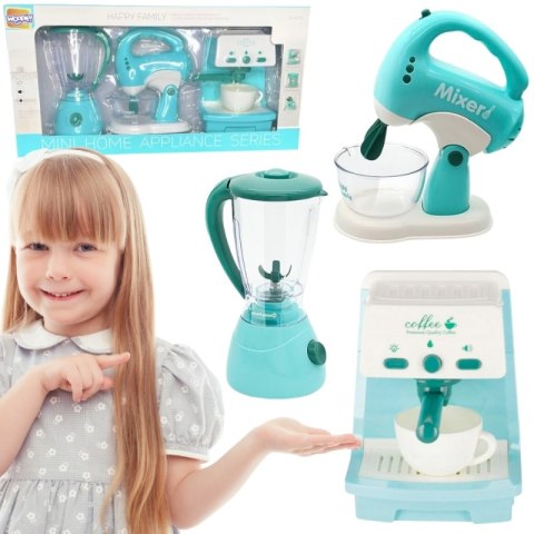 Woopie WOOPIE Zestaw AGD 3w1 Ekspres Mikser Blender Efekty Dźwiękowe Świetlne Woopie WOOPIE Zestaw AGD 3w1 Ekspres Mikser Blender Efekty Dźwiękowe Świetlne