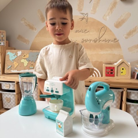 Woopie WOOPIE Zestaw AGD 3w1 Ekspres Mikser Blender Efekty Dźwiękowe Świetlne Woopie WOOPIE Zestaw AGD 3w1 Ekspres Mikser Blender Efekty Dźwiękowe Świetlne