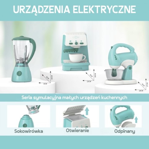 Woopie WOOPIE Zestaw AGD 3w1 Ekspres Mikser Blender Efekty Dźwiękowe Świetlne Woopie WOOPIE Zestaw AGD 3w1 Ekspres Mikser Blender Efekty Dźwiękowe Świetlne