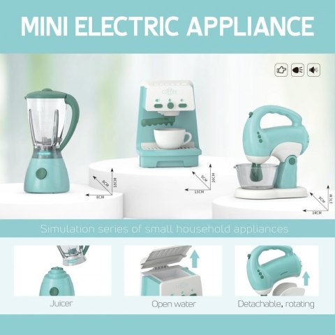 Woopie WOOPIE Zestaw AGD 3w1 Ekspres Mikser Blender Efekty Dźwiękowe Świetlne Woopie WOOPIE Zestaw AGD 3w1 Ekspres Mikser Blender Efekty Dźwiękowe Świetlne