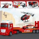 Woopie WOOPIE Zestaw Pojazdów Laweta Strażacka Helikopter Samochód Dźwięk Światła Woopie WOOPIE Zestaw Pojazdów Laweta Strażacka Helikopter Samochód Dźwięk Światła