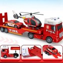 Woopie WOOPIE Zestaw Pojazdów Laweta Strażacka Helikopter Samochód Dźwięk Światła Woopie WOOPIE Zestaw Pojazdów Laweta Strażacka Helikopter Samochód Dźwięk Światła