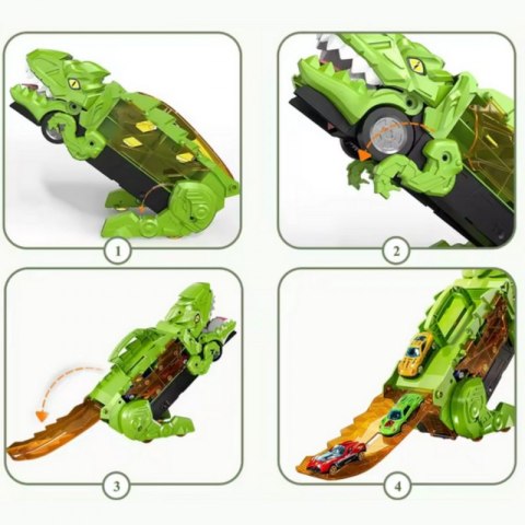 Woopie WOOPIE Zestaw Pojazdów Tor Dinozaur Pożeracz