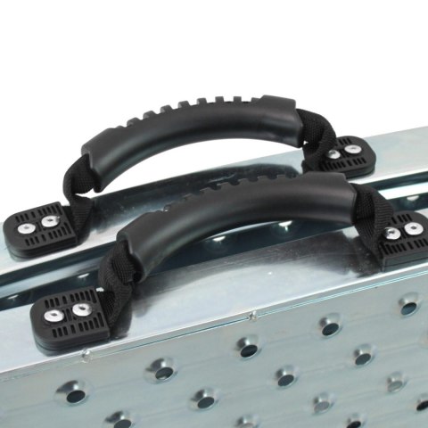 Bituxx Rampy stalowe składane do 800kg 196cm komplet 2 sztuki mocne najazdy