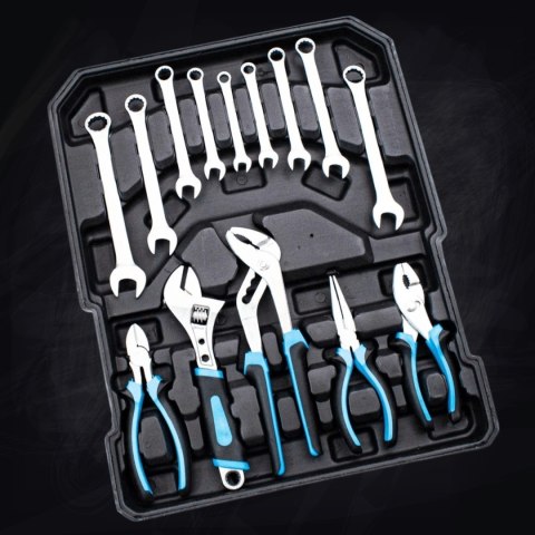 Bituxx Zestaw Narzędzi 1300 el. Walizka na Kółkach Bity Klucze Nasadki Śrubokręty