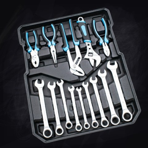 Bituxx Zestaw Narzędzi BITUXX 1200 Elementów Walizka na Kółkach Warsztatowa