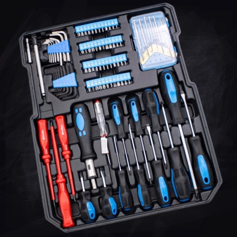 Bituxx Zestaw Narzędzi BITUXX 1200 Elementów Walizka na Kółkach Warsztatowa