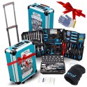 Bituxx Zestaw Narzędzi Warsztatowych 1200 Elementów Walizka Klucze Bity Nasadki