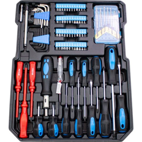 Bituxx Zestaw narzędzi 1200 el walizka na kółkach crv grzechotki klucze