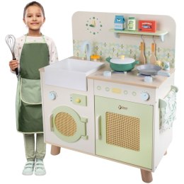 Classic World CLASSIC WORLD Drewniana Kuchnia XXL Wielofunkcyjna z Pralką i Akcesoriami