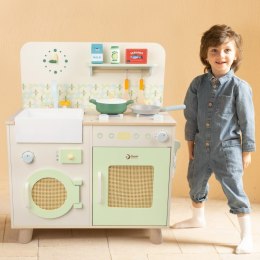 Classic World CLASSIC WORLD Drewniana Kuchnia XXL Wielofunkcyjna z Pralką i Akcesoriami