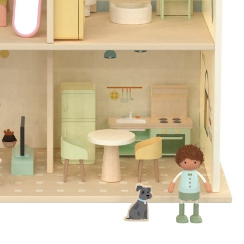 Classic World CLASSIC WORLD Wielki Drewniany Domek dla Lalek z mebelkami