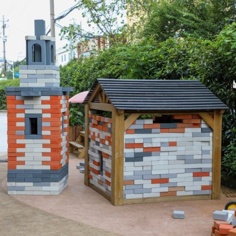 Classic World EDU CLASSIC WORLD EDU Mega Klocki Cegiełki EVA 90 szt. Konstrukcyjne Miękkie do Budowania