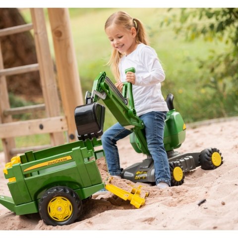 Rolly Toys Rolly Toys RollyDigger John Deere Koparka samobieżna Jeździk - Zielony