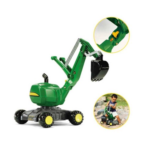 Rolly Toys Rolly Toys RollyDigger John Deere Koparka samobieżna Jeździk - Zielony