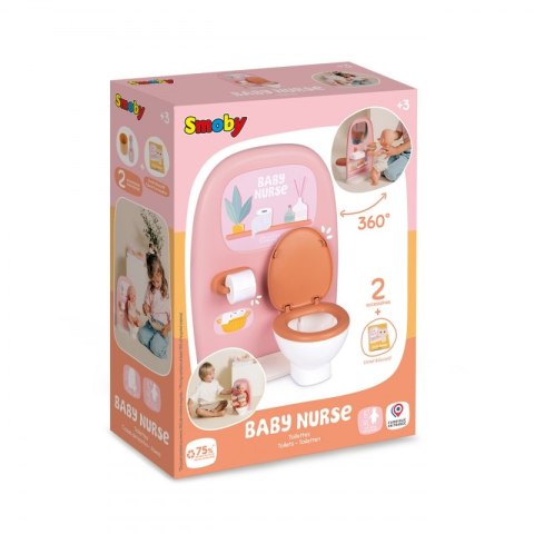 Smoby SMOBY Baby Nurse - Dwustronna toaleta Dla lalki 42 cm