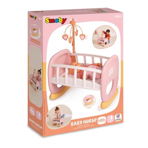 Smoby SMOBY Baby Nurse Kołyska z karuzelką