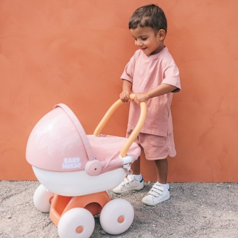 Smoby SMOBY Baby Nurse Wózek Głęboki z Plastikowym Daszkiem