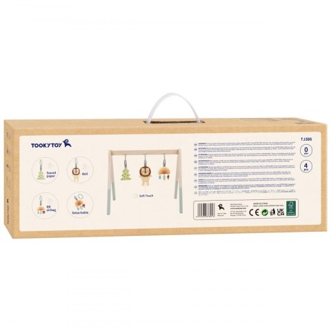 Tooky Toy TOOKY TOY Baby Gym Stojak Edukacyjny Gimnastyczny 3 Zawieszki