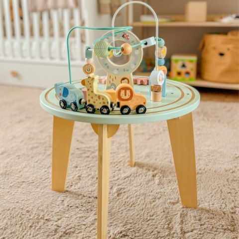 Tooky Toy TOOKY TOY Drewniany Stół Aktywności Montessori Pętla Motoryczna