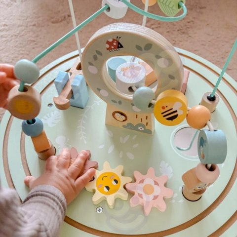 Tooky Toy TOOKY TOY Drewniany Stół Aktywności Montessori Pętla Motoryczna