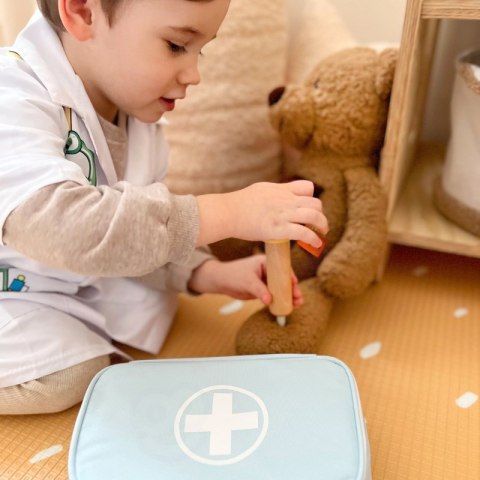 Tooky Toy TOOKY TOY Drewniany Zestaw Małego Lekarza Doktora w Walizce z Akcesoriami