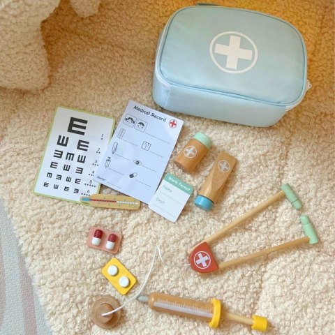 Tooky Toy TOOKY TOY Drewniany Zestaw Małego Lekarza Doktora w Walizce z Akcesoriami