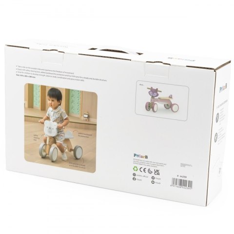 Viga Toys VIGA PolarB Drewniany Jeździk Miś Polarny Miękkie Koła
