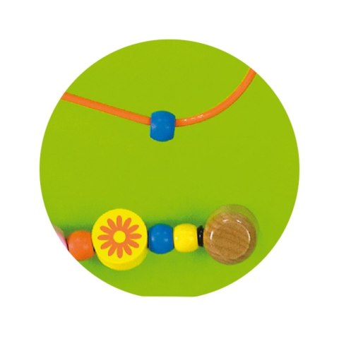 Viga Toys VIGA Tablica Edukacyjna Manipulacyjna Sensoryczna Drewniana Krokodyl Certyfikat FSC Montessori