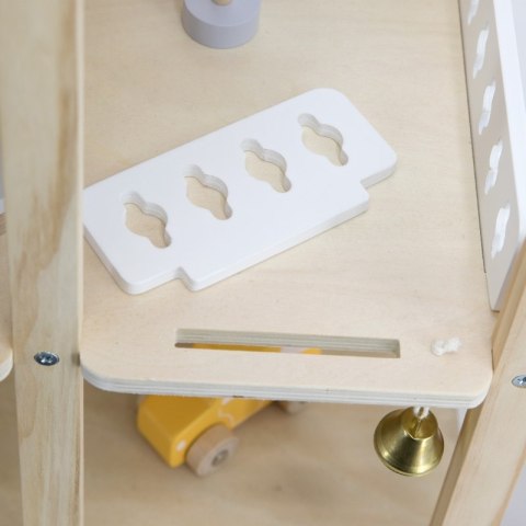 Viga Toys VIGA Zestaw Drewniany Domek dla Lalek z Laleczkami i Akcesoriami