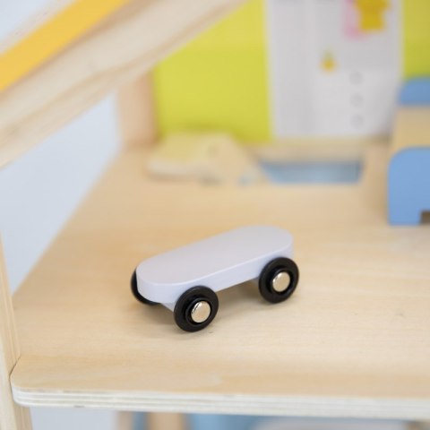 Viga Toys VIGA Zestaw Drewniany Domek dla Lalek z Laleczkami i Akcesoriami