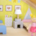 Viga Toys VIGA Zestaw Drewniany Domek dla Lalek z Laleczkami i Akcesoriami