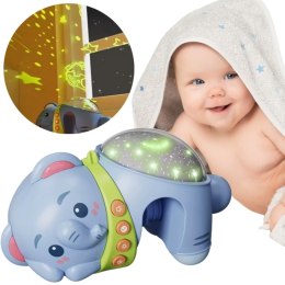 Woopie Baby WOOPIE BABY Projektor Gwiazd Rzutnik Lampka Nocna dla Dzieci Słonik