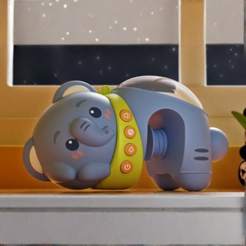 Woopie Baby WOOPIE BABY Projektor Gwiazd Rzutnik Lampka Nocna dla Dzieci Słonik