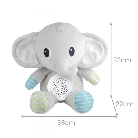 Woopie Baby WOOPIE BABY Przytulanka Słonik Z Projektorem Uspokajacz 12 Melodii