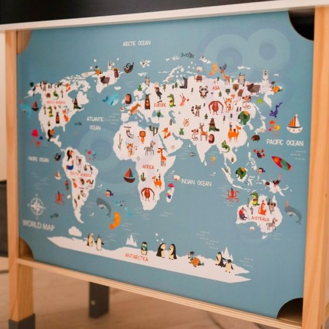 Woopie Let's Go Green WOOPIE GREEN Drewniana Interaktywna Kuchnia 9w1 z Pralką i Tablicą