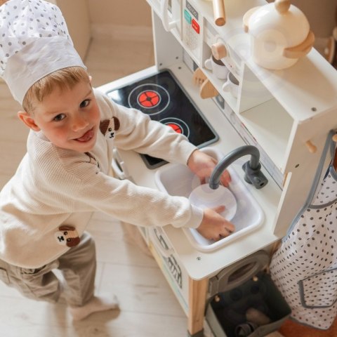 Woopie Let's Go Green WOOPIE GREEN Drewniana Interaktywna Kuchnia 9w1 z Pralką i Tablicą