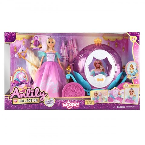 Woopie Royal WOOPIE ROYAL Lalka Księżniczka Lily i Magiczny Duży Powóz Karoca Akcesoria