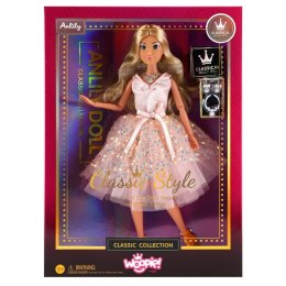 Woopie Royal WOOPIE ROYAL Lalka Lily 30 cm Długie Blond Włosy Różowa Suknia Biżuteria