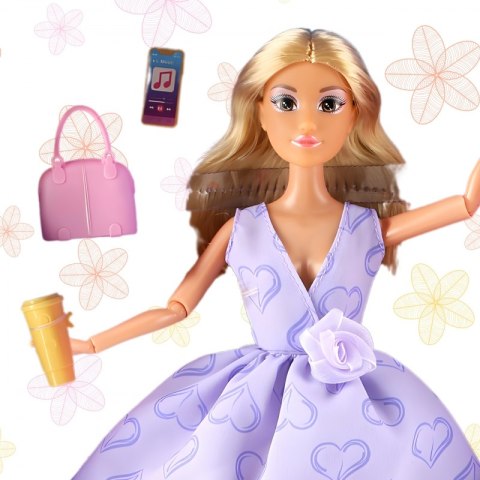 Woopie Royal WOOPIE ROYAL Lalka Lily Długie Blond Włosy 30 cm Lawendowa Suknia Akcesoria