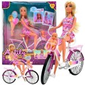 Woopie Royal WOOPIE ROYAL Lalka Lily Rowerzystka Bobas w Foteliku Rower