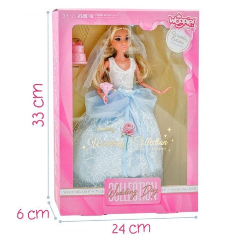 Woopie Royal WOOPIE ROYAL Lalka Modowa LILY Panna Młoda z Tortem