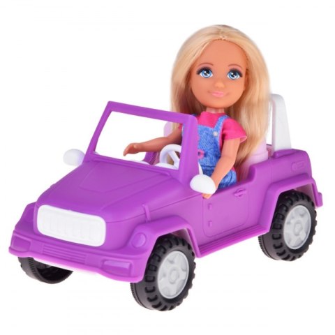 Woopie Royal WOOPIE ROYAL Lalka Niki Zestaw z Koniem Samochodem i Przyczepą