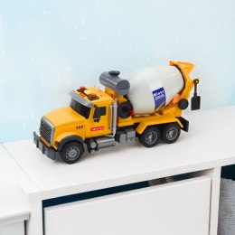 Woopie WOOPIE Ciężarówka Betoniarka Obrotowy Bęben Światła Dźwięki Żółta